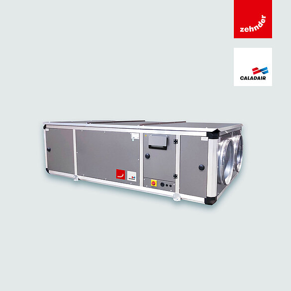 Cut-Out Zehnder Carma Comfortable indoor ventilation Angled view