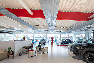 Zehnder ZFP, RHC, CP, Ceiling Panel, Zehnder, Reference, exhibition, salesroom, showroom, cars, Autoland, Pocking,bavaria