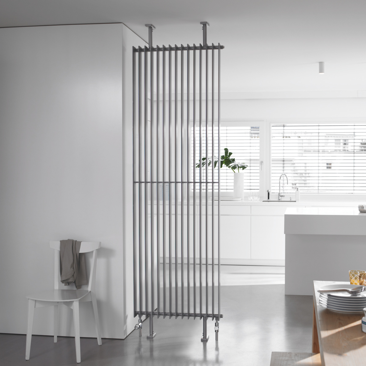 Rendering Zehnder Excelsior Decorative radiator Front view