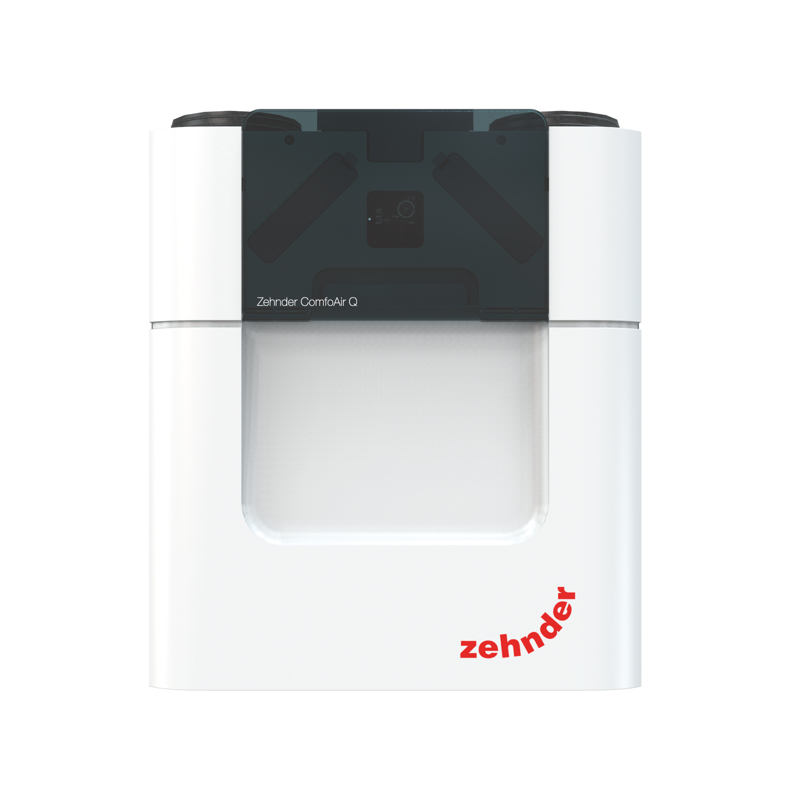 Cut-Out Zehnder ComfoAir Q350 ST Comfortable indoor ventilation Front view