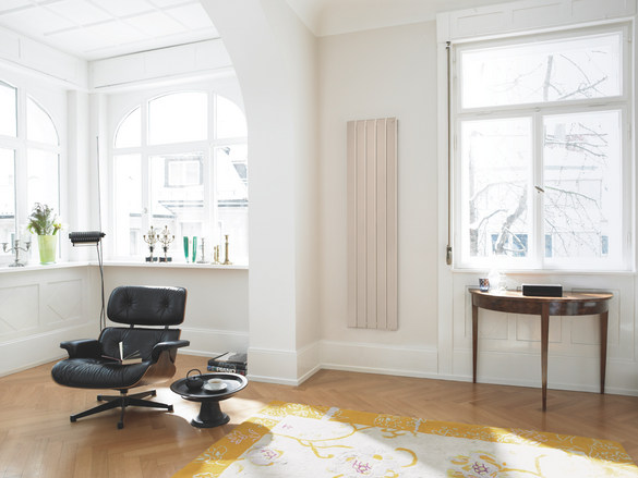 Rendering Zehnder Roda Decorative radiator Front view