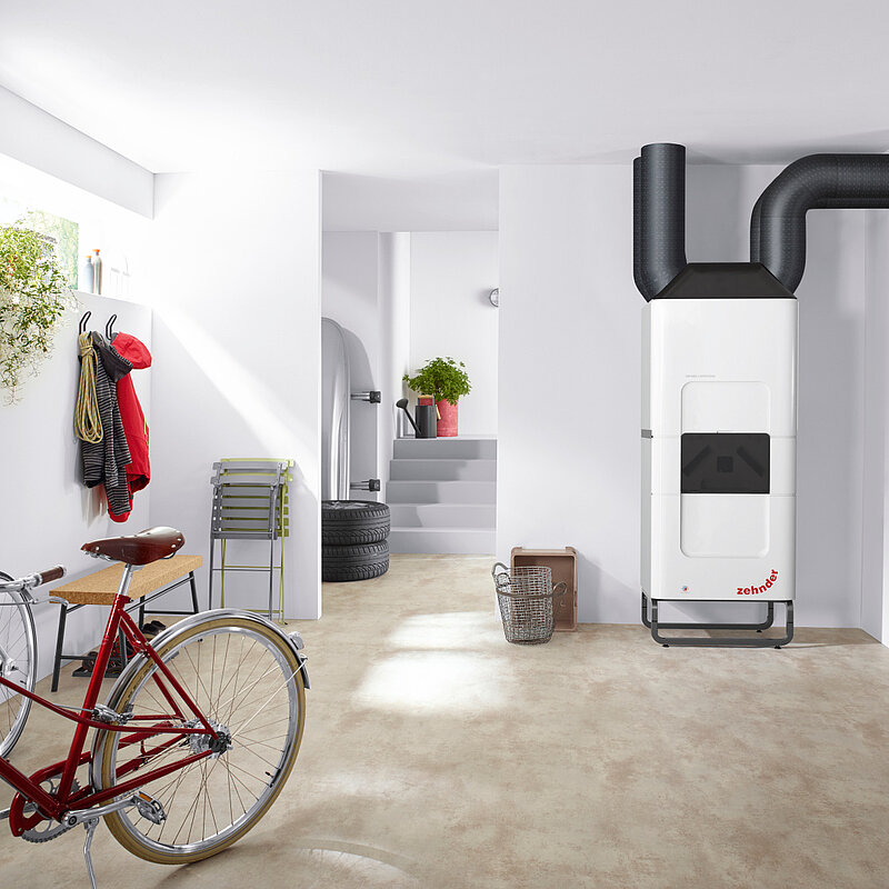 Rendering Zehnder ComfoClime 36 Comfortable indoor ventilation Front view
